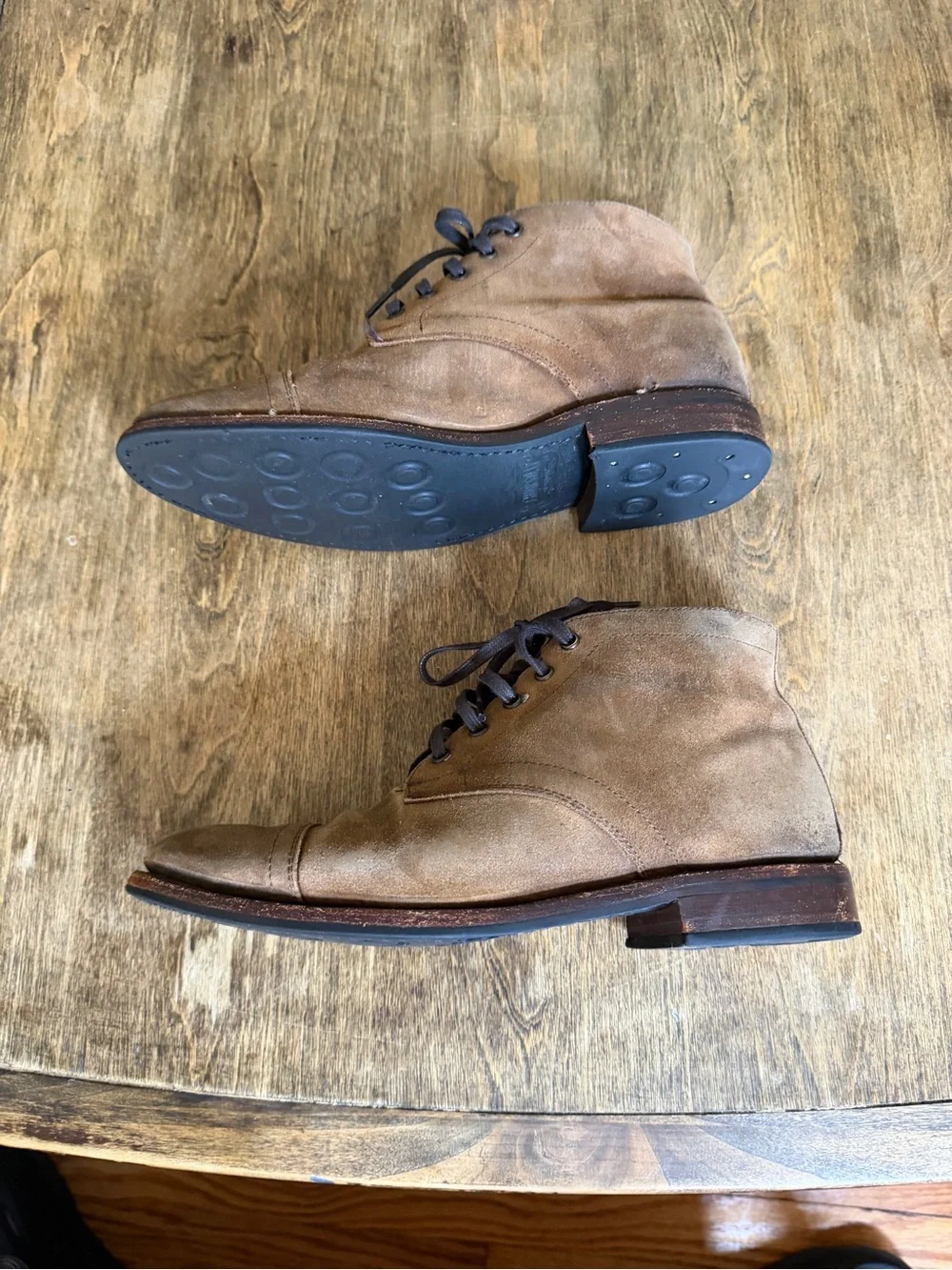 Thursday Boot Co Everyday Mocca Suede Cap Toe Chukka Boots Men’s 8 US Brown